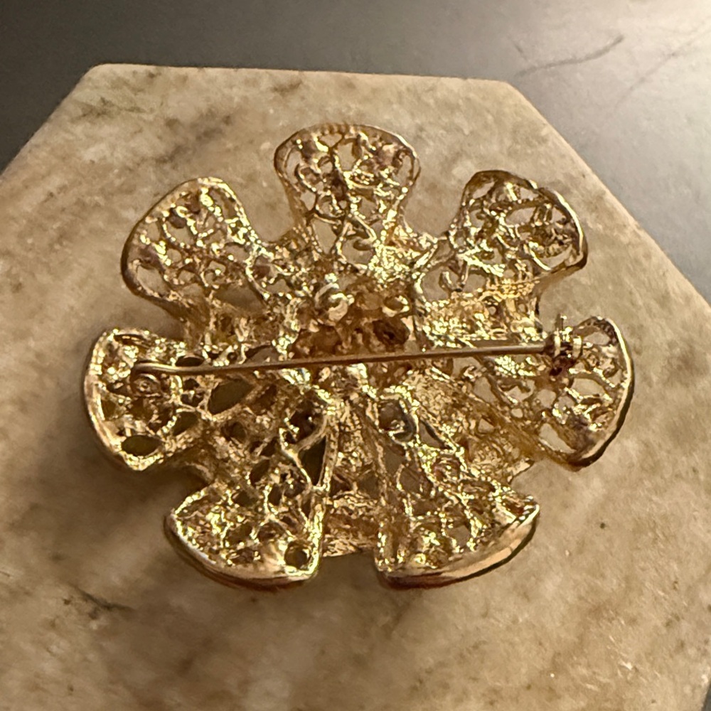 Women’s Brooch | Evening Brooch | Statement Brooch| Occasions Large Brooches - Picture 3 of 4